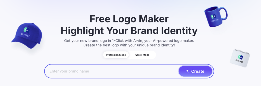 Arvin AI Logo Designer Levis Logo